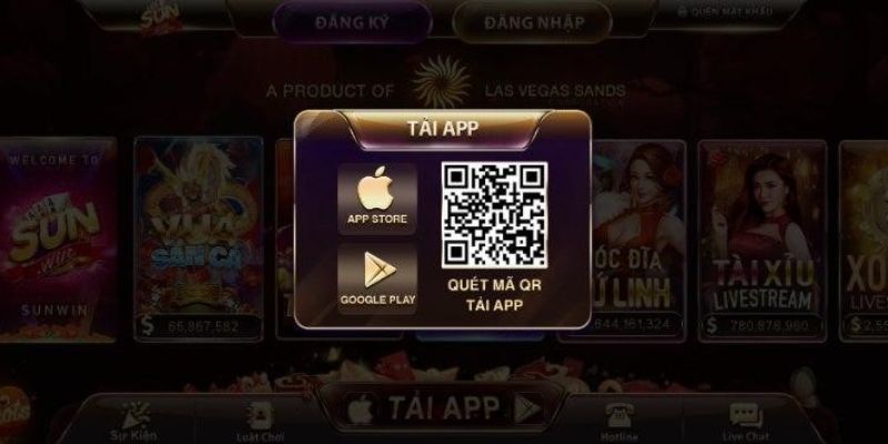 Tải app Sunwin nên tải thay Website